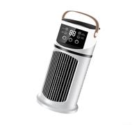 Lagomloot Aire acondicionado portátil pequeño de escritorio con temporizador de 8 horas y oscilación automática, dispositivo de enfriamiento rápido para dormitorio, oficina, estudio, 27 cm (blanco)