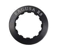 Lagomloot Anillo de bloqueo de casete de bicicleta, aleación de aluminio 7075 11T para volante de 8/9/10/11 velocidades, compatible con SRAM, negro, 34 mm