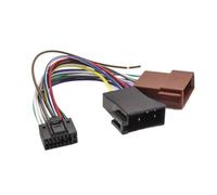 Lagomloot Arnés de radio estéreo para coche, adaptador de cableado ISO de 16 pines para unidad principal Kenwood y juego con cable de alimentación de freno