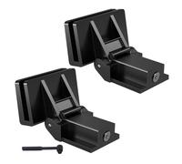 Lagomloot Bisagra de cubierta antipolvo para tocadiscos Audio-Technica, compatible con las series TN200/TN300/TN400/RT81, piezas de repuesto de plástico negro resistente, paquete de 2