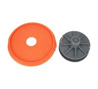 Lagomloot Bobina y cubierta de repuesto para Bosch para easycut 400/450/500, SmallCut 300/350 y para recortadoras Powercut 05307-20 5344, línea de 1,65 mm, 0,1 m