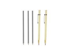 Lagomloot Bolígrafo cortador de azulejos de vidrio de carburo, trazador de metal duro para marcar mármol de acero cerámico, paquete de 5 herramientas de grabado dorado y plateado de 140-150 mm