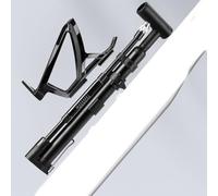 Lagomloot Bomba de bicicleta, pie de aleación de aluminio de alta presión de 120 PSI con calibre preciso, inflador portátil con mango en T para bicicletas de montaña y pelotas