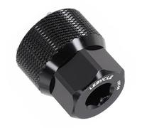 Lagomloot Brazo de manivela de bicicleta, herramienta de perno autoextraíble, aleación de aluminio para extractor de manivela DUB para bicicletas de carretera SRAM MTB, color negro