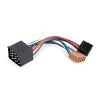 Lagomloot Cable adaptador ISO para radio de coche, arnés de cableado estéreo de 16 pines para BMW E30 E36 E46 E39 E56 Z3 Z8 Mini, compatible con Land para Rover Defender Discovery 2