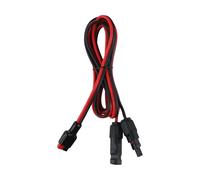 Lagomloot Cable de extensión para panel solar, 12 AWG, 50 A, 600 V, cable conector fotovoltaico para estación de energía portátil y generador, cable impermeable IP68 para exteriores
