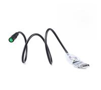 Lagomloot Cable de programación USB para BAFANG BBS01 BBS02 BBS03, cable hembra de 5 pines para ajustar los parámetros del motor, 47,5 cm compatible con unidad 8FUN