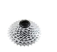 Lagomloot Casete de rueda libre de 8 velocidades, engranaje de bicicleta de aleación de acero 12-32T para ciclismo de carretera, color plateado