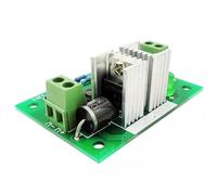 Lagomloot Controlador de velocidad de motor CC, 12 V, 24 V, 120 W para regulador variable PWM 6A Max, control compacto de una sola dirección para proyectos de bricolaje