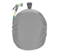 Lagomloot Cubierta de carrete de manguera Oxford 420D, protector de doble capa resistente a la intemperie para jardín, garaje, piscina, gris, negro, blanco y café