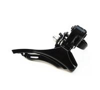 Lagomloot Desviador delantero de tracción hacia arriba, abrazadera de 31,8 mm, palanca de cambios de metal 42-48T para bicicleta plegable de montaña, color negro