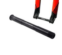 Lagomloot Eje de horquilla delantera de bicicleta, pieza de repuesto de aleación de 100 mm x 15 mm, compatible con Rockshox Reba Pike Revelation SID, color negro