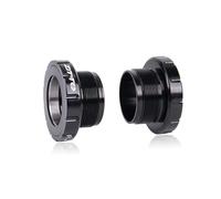 Lagomloot Eje inferior, aleación de aluminio de repuesto para SRAM/FSA/Rotor/Raceface 30/30 mm BB386, color negro
