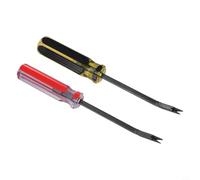 Lagomloot Extractor de clavos resistente con agarre ergonómico para tapicería, muebles, alfombras, marcos de suelo, 205 mm, amarillo (amarillo y rojo)