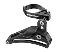 Lagomloot Fouriers - Guía de cadena de bicicleta, abrazadera de desviador frontal de cadena única para tubo de asiento de 34,9 mm/31,8 mm, atrapador de cadena de bicicleta de aleación para caída