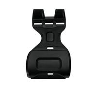 Lagomloot Guía de cadena de bicicleta, tensor antideslizante de nailon con pivote elástico, fijador de montaje de marco negro para tubos con cable
