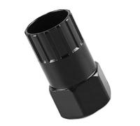 Lagomloot Herramienta de extracción de anillo de bloqueo de casete de bicicleta, extractor de rueda libre de acero avanzado para reparación de bicicletas, removedor de volante negro, 23 mm de diámetro