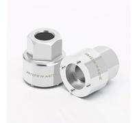 Lagomloot Herramienta de extracción de cubierta de manivela de bicicleta, 21 mm, compatible con extractor de acero de alto carbono para SRAM para DUB BB30, color plateado
