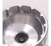 Lagomloot Herramienta de pedalier, aluminio 7075 para SRAM para DUB BSA30 Race Face para ZIPP Vuma Rotor, 12 muescas de 46 mm, instalación de copa y quitar plata