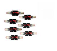 Lagomloot Interruptor de fusibles en línea automático, protector de circuito de reinicio manual para sistemas de 12 V-24 V CC, carcasa de aleación impermeable para aplicaciones de audio de coche