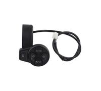 Lagomloot Interruptor de señal de giro giratorio para Ninebot ZT3 y para scooters eléctricos ZT3 Pro, construcción de ABS, cable de 34 cm, negro, diseño ergonómico apto para manos