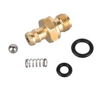 Lagomloot Inyector de jabón para lavadora a presión GE, compatible con bombas 190593GS 190635GS 203640GS, kit de válvula de retención de latón con juntas tóricas y resorte