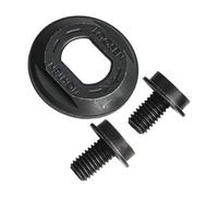 Lagomloot Juego de brida exterior y pernos de cuchilla, repuesto de acero de aleación para Dewalt DCS391 DCS367 DCS565 DC390 DC310KL, paquete de 3 unidades, kit de hardware negro