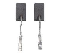 Lagomloot Juego de escobillas de carbono para amoladora angular Bosch GWS 12-125, pieza 1607000V37 E64 con resorte y alambre, accesorios de repuesto de 6 x 10 x 16 mm