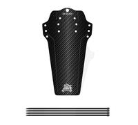 Lagomloot Juego de guardabarros para bicicleta de montaña, guardabarros delantero y trasero de fibra de carbono 3K PP5, kit de protección ultrafino para ciclismo