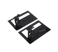 Lagomloot Juego de soporte para amoladora angular, soporte de corte ajustable con protector grueso para amoladoras de 4 a 12 pulgadas, kit de base de acero portátil para carpintería, paquete de 2