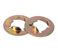 Lagomloot Kit de arandelas de retención de rueda delantera con arandelas de empuje y pasadores de chaveta, 3/4 pulgadas, endurecido y tratado térmicamente, compatible con Troy-Bilt XT1/LTX/GT/LGTX