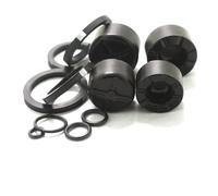 Lagomloot Kit de pistón de pinza de freno hidráulica para bicicleta, juego de anillos de sellado de aleación de aluminio para SRAM Guide R/RSC, piezas de reparación negras de 14 mm/16 mm