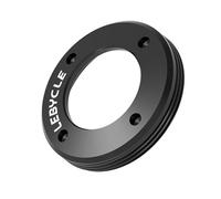 Lagomloot Kit de tapa de tuerca de brazo de manivela de bicicleta, autoextraíble M30 para SRAM DUB, aleación de aluminio, color negro