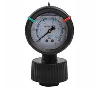 Lagomloot Medidor de presión de diafragma de polipropileno, rango de 0-10 kg con rosca de 1/2PT para aceite/aire, medidor industrial impermeable para impresión y filtración