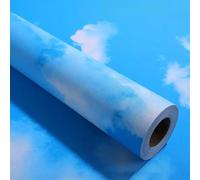 Lagomloot Papel pintado de PVC, a prueba de humedad, autoadhesivo, para dormitorio, sala de estar, cocina, rollo de 45 cm x 500 cm