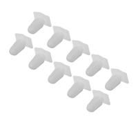 Lagomloot Paquete de 10 clips de sujeción para umbral de puerta, clips de fijación de nailon para BMW E30 E39 E46 Z3 para M3 M5, cierres de plástico blanco