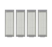 Lagomloot Paquete de 4 filtros de repuesto para aspiradora robot MiWhole M9 PRO MAX, filtro de polvo de alta eficiencia para capturar partículas finas, piezas de repuesto blancas fáciles de instalar