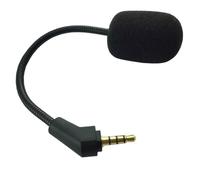 Lagomloot Para ROG Theta 7.1 - Micrófono de repuesto para auriculares para juegos, micrófono con cancelación de ruido con conector chapado en oro de 3.5 mm, diseño de tubo flexible para una