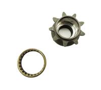 Lagomloot Performance Car - Volante de inercia de 9 dientes, buje de rodamiento 9T con diámetro exterior de 24 mm para bicicleta, pieza de repuesto ligera de 76 g