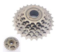 Lagomloot Piñón de bicicleta tipo rosca, 6 velocidades 14-28T de acero para bicicleta de montaña, compatible con SRAM para SunRace Freehub