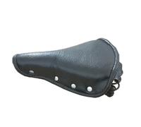 Lagomloot Sillín de bicicleta vintage, asiento elástico retro con suspensión de resorte para triciclo, 250 x 200 mm, color negro