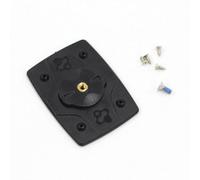 Lagomloot Soporte adaptador de teléfono para bicicleta, compatible con Garmin para computadora GPS Edge 25/200/500/510/520/800/810/1000, soporte de policarbonato negro con pernos