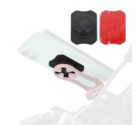 Lagomloot Soporte adaptador de teléfono para bicicleta, soporte de montaje de ciclismo para Garmin para computadora Edge, módulo de plástico negro con cinta fuerte
