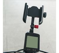 Lagomloot Soporte de aleación de aluminio para bicicleta, sostiene el faro del teléfono y la computadora para dispositivos de 4.7 a 7 pulgadas, compatible con Garmin para Bryton para Wahoo para Cateye