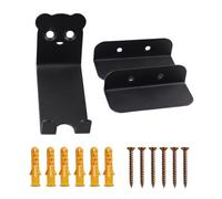 Lagomloot Soporte de pared para bicicleta, soporte horizontal de acero inoxidable con revestimiento antiarañazos para bicicletas plegables de montaña, carretera, ciudad, juego de almacenamiento de