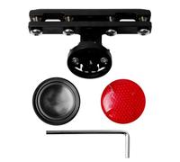 Lagomloot Soporte de sillín de bicicleta para Garmin Varia RVR315 RTL510 515 500, soporte de luz trasera de nailon con adaptador, color negro