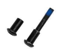 Lagomloot Tornillo de bloqueo plegable, fijación hexagonal de acero para xiaomi para montaje de scooter M365, color negro