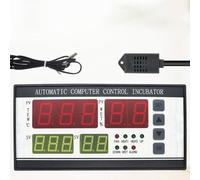 Lagomloot XM-18 - Controlador digital de incubadora con sensores de temperatura y humedad, precisión de ± 0,1 °C, pantalla de 4 pantallas, automatización de 7 salidas para incubar huevos