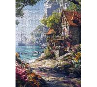 Lagos De Viviendas Puzzle 6000 Piezas, Rompecabezas Adultos Puzzle, 3D Un Rompecabezas, Desafiante Puzzles de Decoración Juego de, Juego Educativo para Toda la Familia, para Regalo Decoración FNKL7299