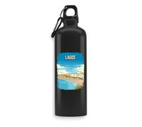 Lagos Portugal Coast Travel Destination - Botella de agua, botella de viaje, botella de deporte al aire libre